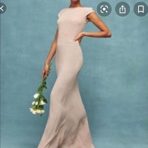 Reformation Champagne Sicily Dress